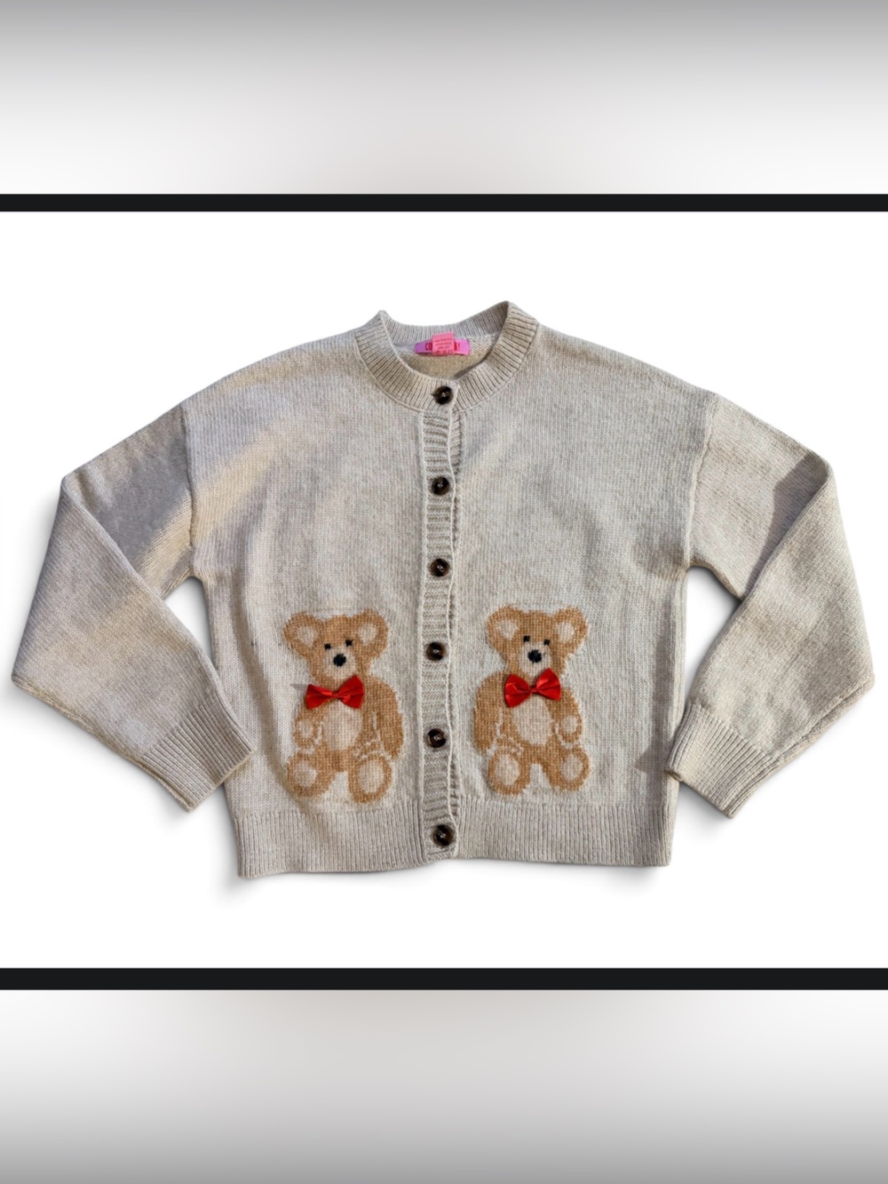 Coco and Shay soft teddy bear cardigan sweater XL
